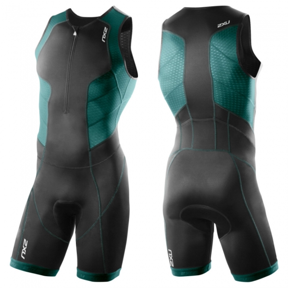 2XU Perform tri suit men 2015 black-green MT3197d  MT3197d